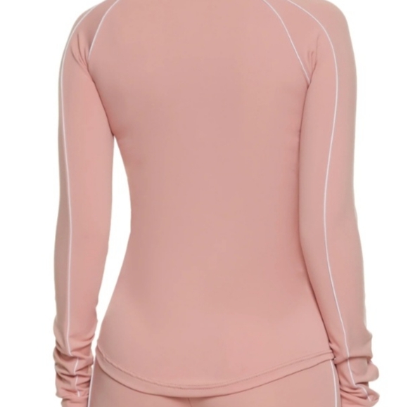 🧡💞Really Nice Womens Mock Neck Contrast Piping Track Suit - Size M - New💕🩷 - Picture 2 of 3